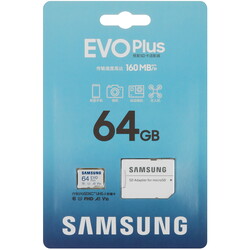 Изображение товара Карта памяти Samsung EVO Plus microSDXC 64 ГБ [MB-MC64SA/CN]