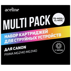 Изображение товара Набор картриджей Aceline NC-PG440XL/CL441XL многоцветный, черный