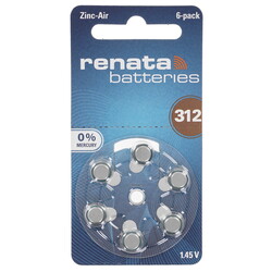 Изображение товара Батарейка Renata PR41 (ZA312/DA312/AC312/312A/312)