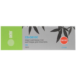 Изображение товара Картридж лазерный Cactus CS-O610C голубой, с чипом