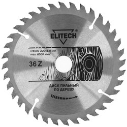 Изображение товара Диск пильный Elitech 1820.052900