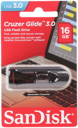 Изображение товара Память USB Flash 16 ГБ SanDisk Cruzer Glide [SDCZ600-016G-G35]