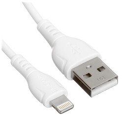 Изображение товара Кабель круглый Borofone Lightning 8-pin - USB 2.0 Type-A белый 1 м