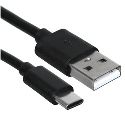 Изображение товара Кабель круглый KingPrice USB Type-C - USB 2.0 Type-A черный 1 м