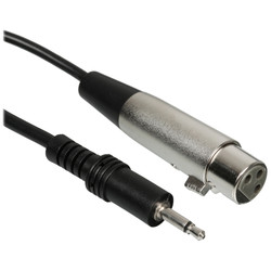 Изображение товара Кабель   GoPower jack 3.5 мм - XLR черный
