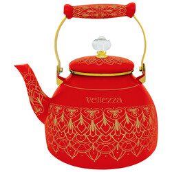 Изображение товара Чайник для плиты VELLEZZA Empire Red VZ-8004RD красный