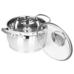 Изображение товара Кастрюля Rashel Катрин R-28А 2.8 л 18 см серебристый