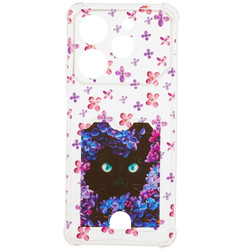 Изображение товара Накладка  Zibelino Silicone Card Holder для Tecno POVA 6 Neo прозрачный