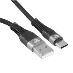 Изображение товара Кабель круглый BY USB Type-C - USB 2.0 Type-A черный 1 м