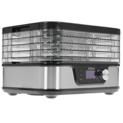 Изображение товара Сушилка для овощей и фруктов Kitfort KT-1918 серебристый