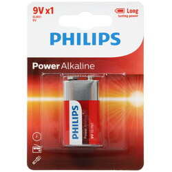 Изображение товара Батарейка Philips Power крона (6LR61/6F22/CR-9V)