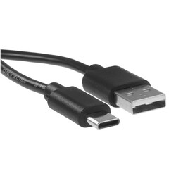 Изображение товара Кабель круглый A1 USB Type-C - USB 2.0 Type-A черный 1 м