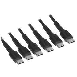 Изображение товара Кабель круглый SBS USB Type-C - USB Type-C черный 2 м