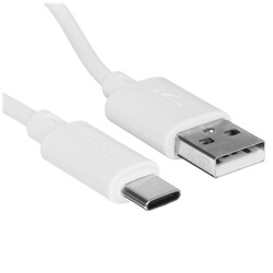 Изображение товара Кабель круглый Hoco USB Type-C - USB 2.0 Type-A белый 1 м