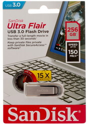 Изображение товара Память USB Flash 256 ГБ SanDisk Ultra Flair [SDCZ73-256G-G46]