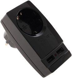 Изображение товара Адаптер питания ЭРА SP-1e-USB-B черный