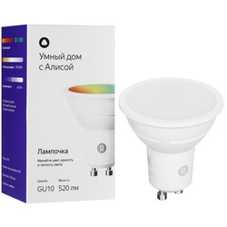 Изображение товара Умная светодиодная лампа Яндекс YNDX-00559 RGB