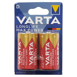 Изображение товара Батарейка Varta Longlife Max Power D (LR20/R20/ER34615)