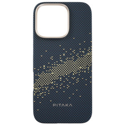 Изображение товара Накладка  Pitaka Tactile Woven Case для Apple iPhone 16 Pro синий/голубой