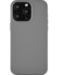 Изображение товара Накладка  uBear Capital Leather Case для Apple iPhone 15 Pro Max серый
