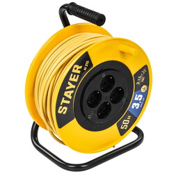 Изображение товара Удлинитель силовой Stayer M-315 желтый