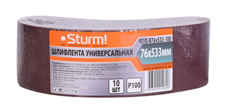 Изображение товара Шлифовальная лента Sturm! 9010-B76x533-100