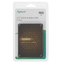Изображение товара 960 ГБ 2.5" SATA накопитель Apacer AS340X [AP960GAS340XC-1]