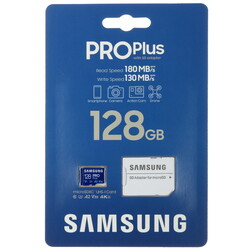 Изображение товара Карта памяти Samsung PRO Plus microSDXC 128 ГБ [MB-MD128SA/KR]