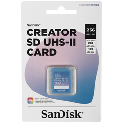 Изображение товара Карта памяти Sandisk Creator SDXC 256 ГБ [SDSDXEP-256G-GNCIS]