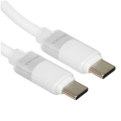 Изображение товара Кабель круглый MOCOLL USB Type-C - USB Type-C белый 1.5 м