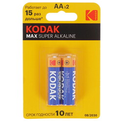 Изображение товара Батарейка Kodak МАХ 2BL AA (LR6/ER14505/FR6/R6P)
