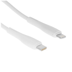 Изображение товара Кабель круглый USAMS Lightning 8-pin - USB Type-C белый 1 м