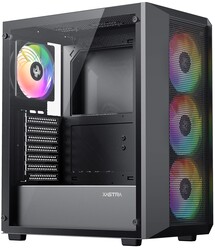 Изображение товара Корпус XASTRA A406 4ARGB [A406-4FC12A] черный