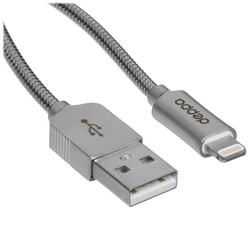 Изображение товара Кабель круглый DEPPA Lightning 8-pin MFI - USB 2.0 Type-A серебристый 1.2 м