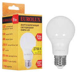 Изображение товара Лампа светодиодная Eurolux LL-E-A60-9W-230-2.7K-E27