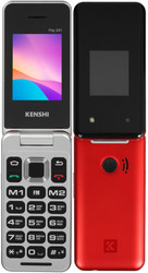 Изображение товара Сотовый телефон KENSHI Flip 241 красный