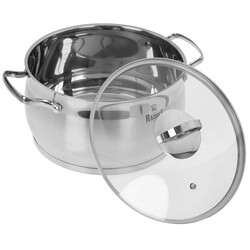 Изображение товара Кастрюля Rashel Катрин R-65А 6.5 л 24 см серебристый