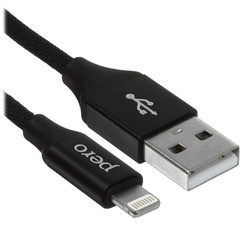 Изображение товара Кабель PERO Lightning 8-pin - USB Type-A черный 1 м