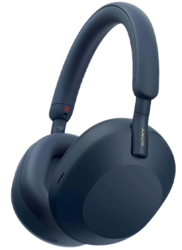 Изображение товара Беспроводные/проводные наушники Sony WH-1000XM5 синий 2023