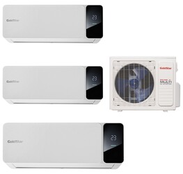Изображение товара Кондиционер настенный мультисплит-система GoldStar GSA3OI-FM/out-21HN8 + FM/in-07+07+12HN8 белый