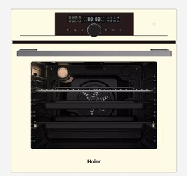Изображение товара Электрический духовой шкаф Haier HOX-FP5RACG бежевый