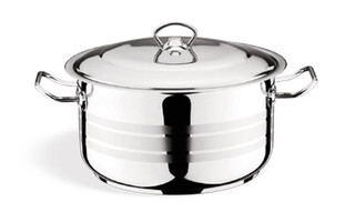 Изображение товара Кастрюля Dariis ROYAL R278/R213 44 л 45 см серебристый