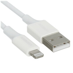 Изображение товара Кабель круглый Ugreen Lightning 8-pin MFI - USB 2.0 Type-A белый 1 м