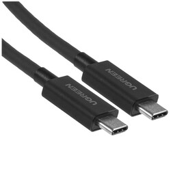 Изображение товара Кабель круглый Ugreen Thunderbolt 4 (USB Type-C) - USB Type-C черный 0.8 м