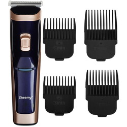 Изображение товара Машинка для стрижки Geemy GM-6005 синий/золотистый