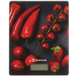 Изображение товара Кухонные весы SAKURA SA-6077BS разноцветный