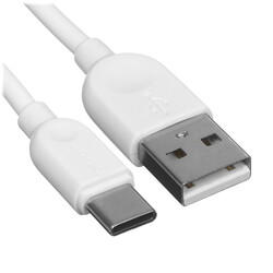 Изображение товара Кабель круглый Borofone USB Type-C - USB 2.0 Type-A белый 2 м