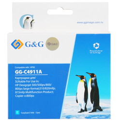 Изображение товара Картридж G&G GG-C4911A голубой
