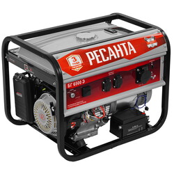 Изображение товара Электрогенератор   бензиновый Ресанта БГ 6500 Э