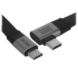 Изображение товара Кабель VCOM USB Type-C - USB Type-C черный 0.8 м